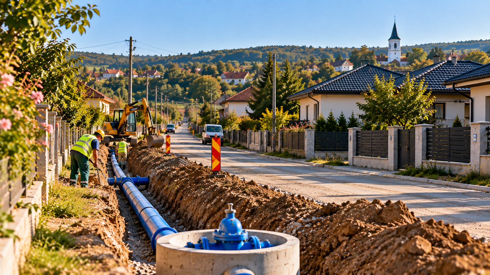 HEMEIUȘ - STRADA CĂTINEI ESTE INCLUSĂ ÎN EXTINDEREA REȚELEI DE APĂ