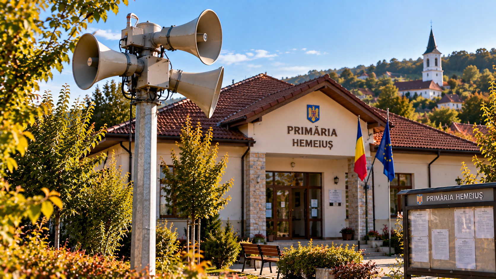 PE 30 SEPTEMBRIE - HEMEIUȘ PROPUNE ACHIZIȚIA UNUI ECHIPAMENT DE ALARMARE PUBLICĂ. PROIECTUL INTRĂ LA VOT