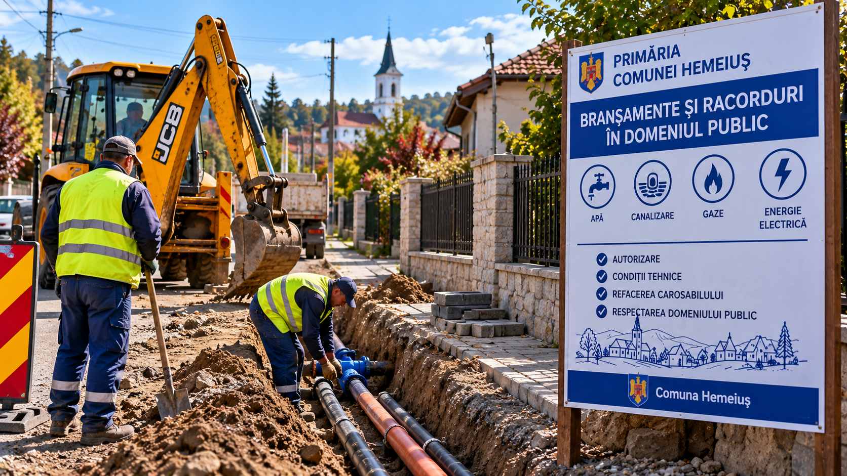 ÎN HEMEIUȘ, REGULI NOI PROPUSE PENTRU BRANȘAMENTE ȘI RACORDURI. REGULAMENTUL INTRĂ LA VOT PE 30 SEPTEMBRIE