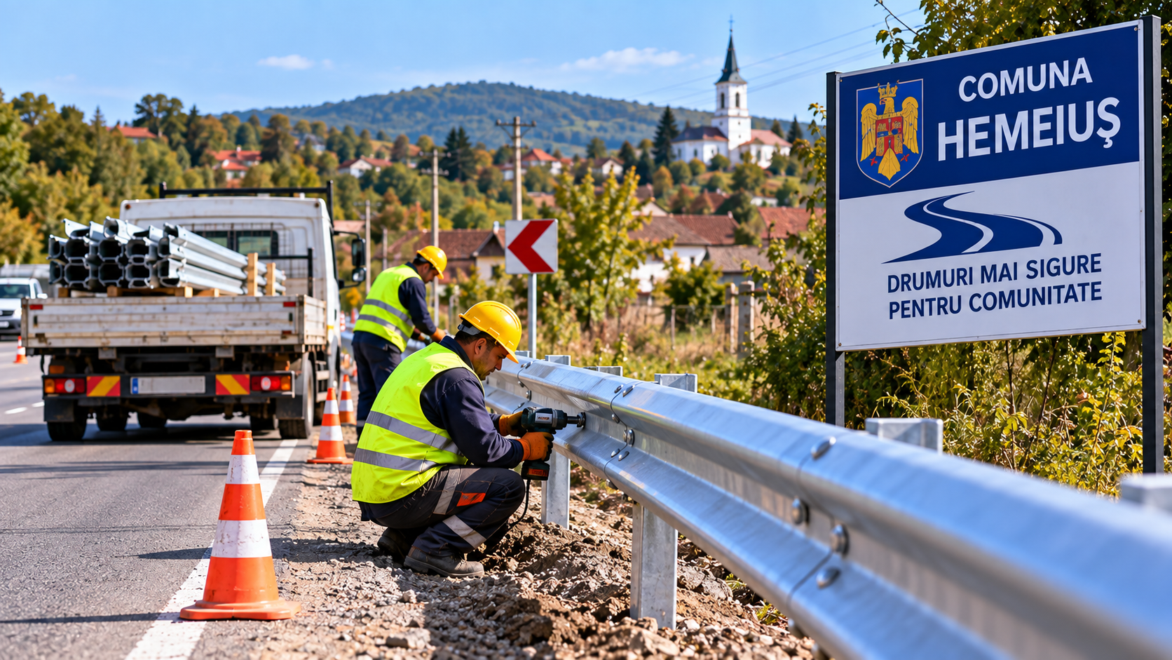 HEMEIUȘ CUMPĂRĂ PARAPETE RUTIERE DE 64.350 DE LEI, FĂRĂ TVA