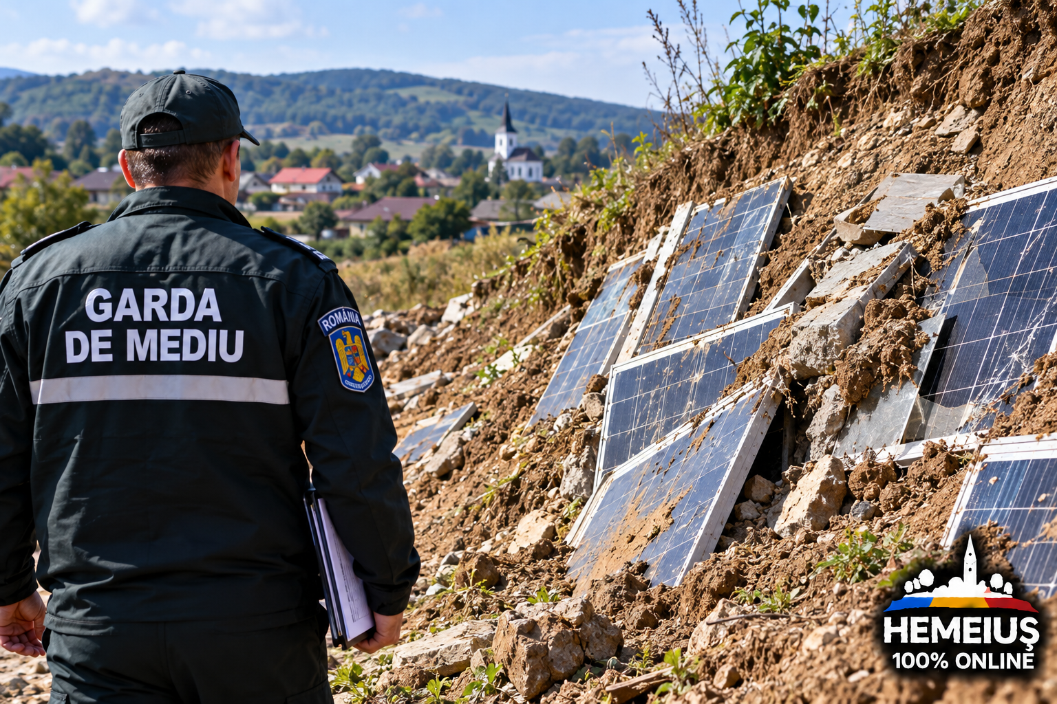ZONA METROPOLITANĂ BACĂU – MĂRGINENI: SOARELE PRODUCE ENERGIE. DAR CE FACEM CU PANOURILE CÂND „MOR”? CAZUL STRANIU DE LA MĂRGINENI - FOTOVOLTAICE UZATE, BĂGATE ÎNTR-UN MAL