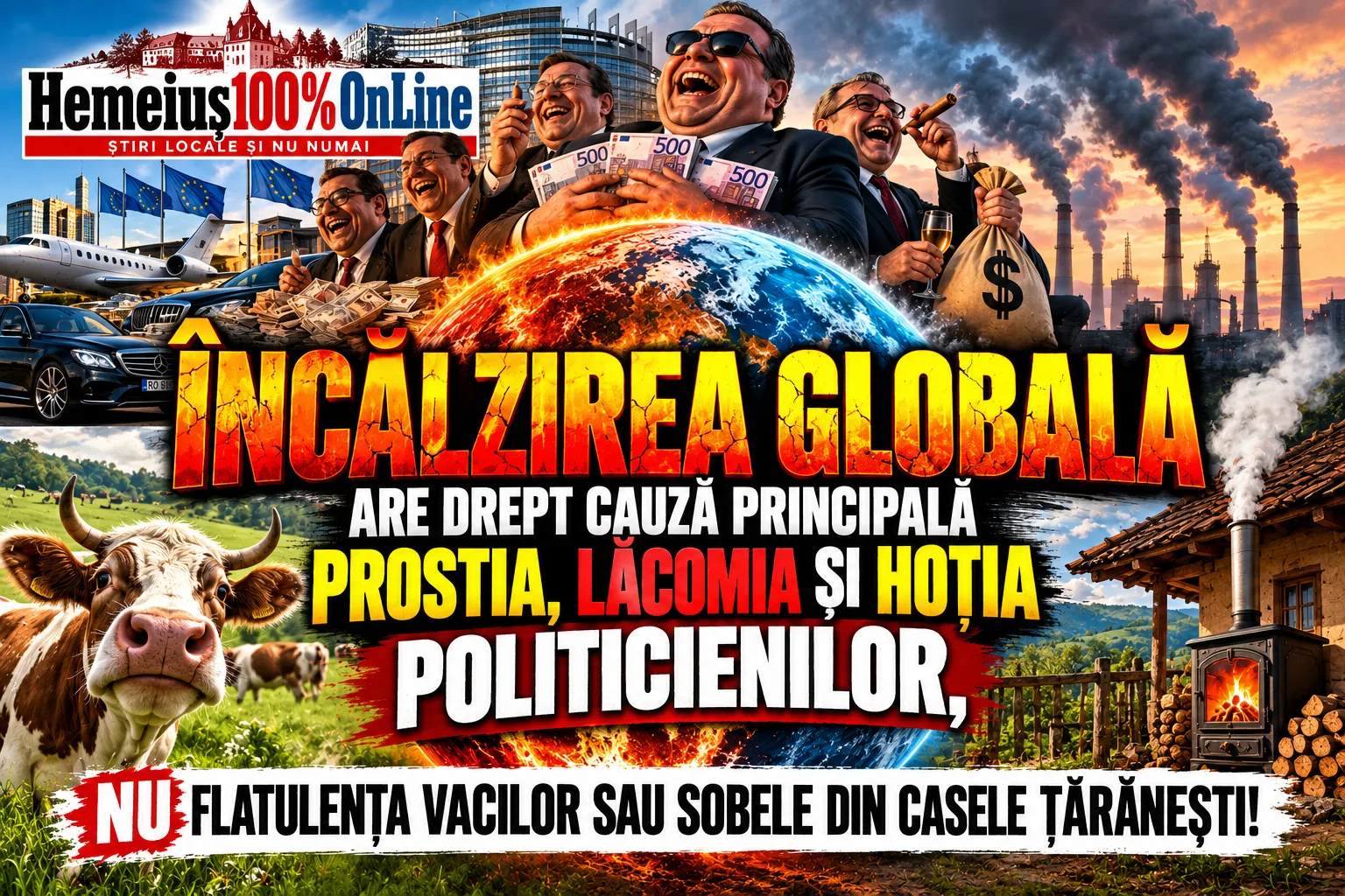 CAUZA REALĂ A ÎNCĂLZIRII GLOBALE