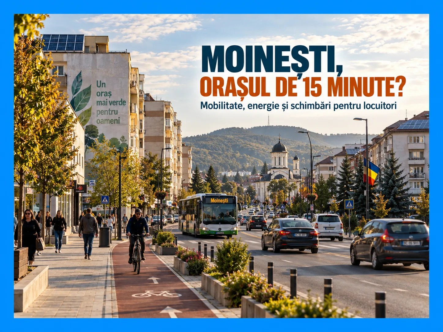 MOINEȘTI, ORAȘUL DE 15 MINUTE? VIN VREMURI GRELE PENTRU LOCUITORII ACESTUI MUNICIPIU. DOCUMENTELE LOCALE ARATĂ O TRANSFORMARE ÎN CURS, ÎN TIMP CE SCENARIILE CLIMATICE INTERNAȚIONALE MERG MULT MAI DEPARTE