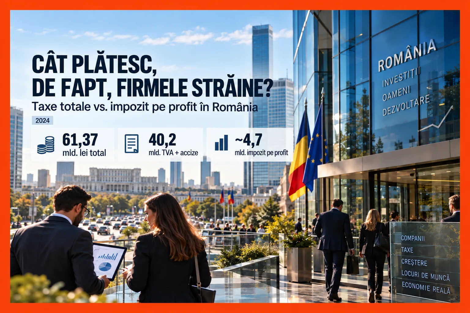 CÂT PLĂTESC, DE FAPT, FIRMELE STRĂINE LA BUGETUL ROMÂNIEI? CIFRELE MARI ASCUND O DIFERENȚĂ ESENȚIALĂ