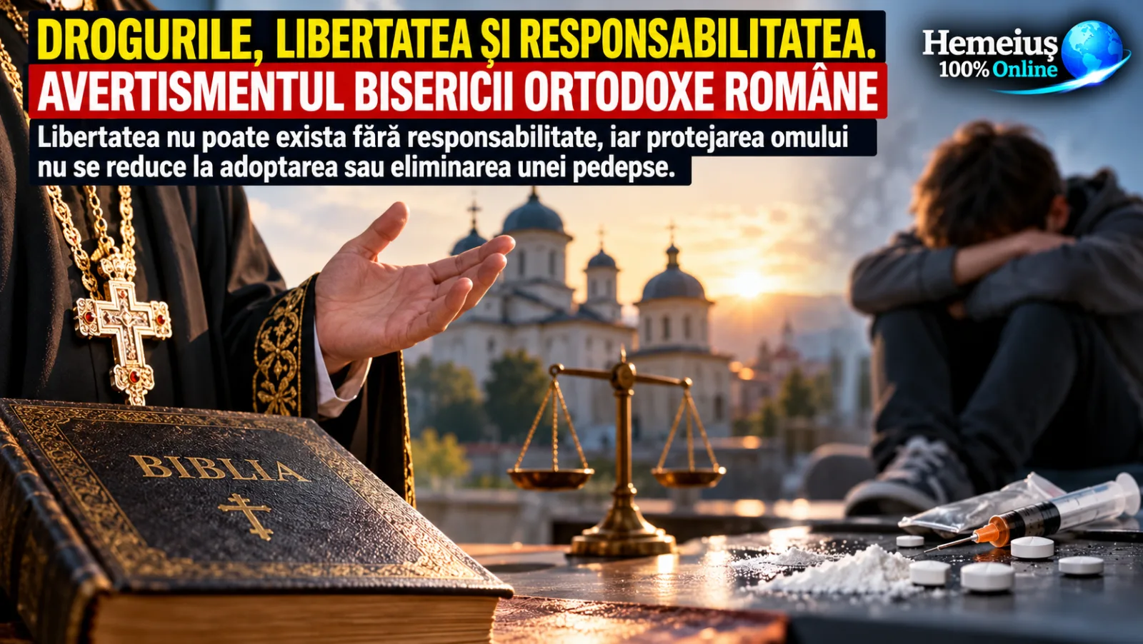 DROGURILE, LIBERTATEA ȘI RESPONSABILITATEA. AVERTISMENTUL BISERICII ORTODOXE ROMÂNE