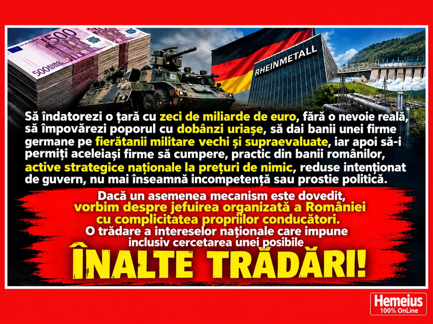ÎNALTĂ TRĂDARE?