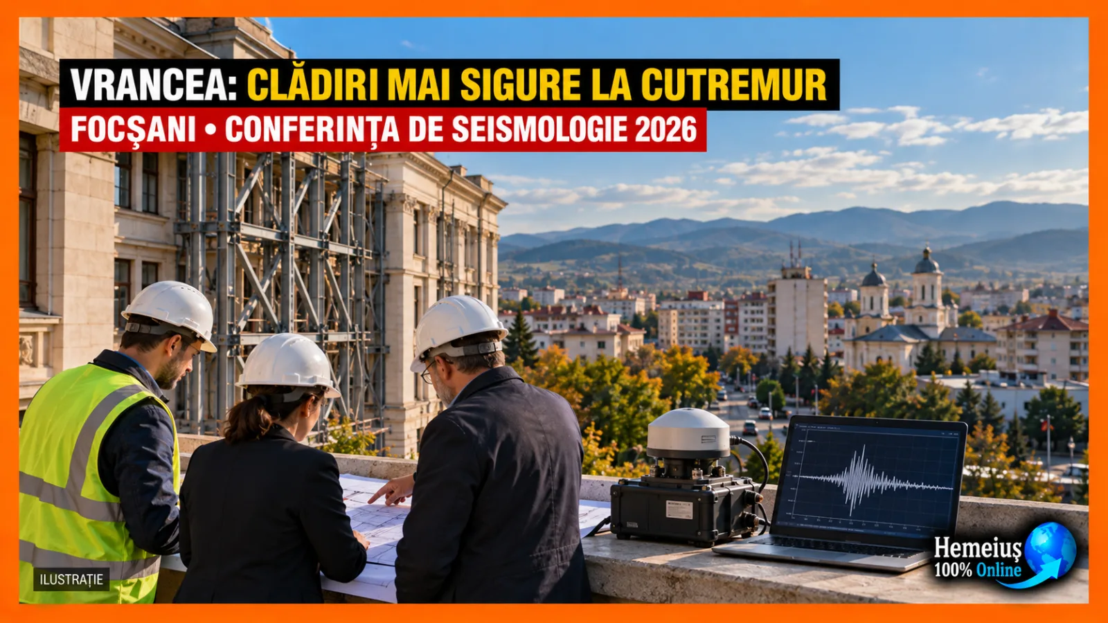 VRANCEA: DE LA CUTREMURE STUDIATE LA CLĂDIRI MAI SIGURE. LA FOCȘANI, SPECIALIȘTII AU PUS ACCENT PE NORMATIVE, CONSOLIDĂRI ȘI CALITATEA EXECUȚIEI