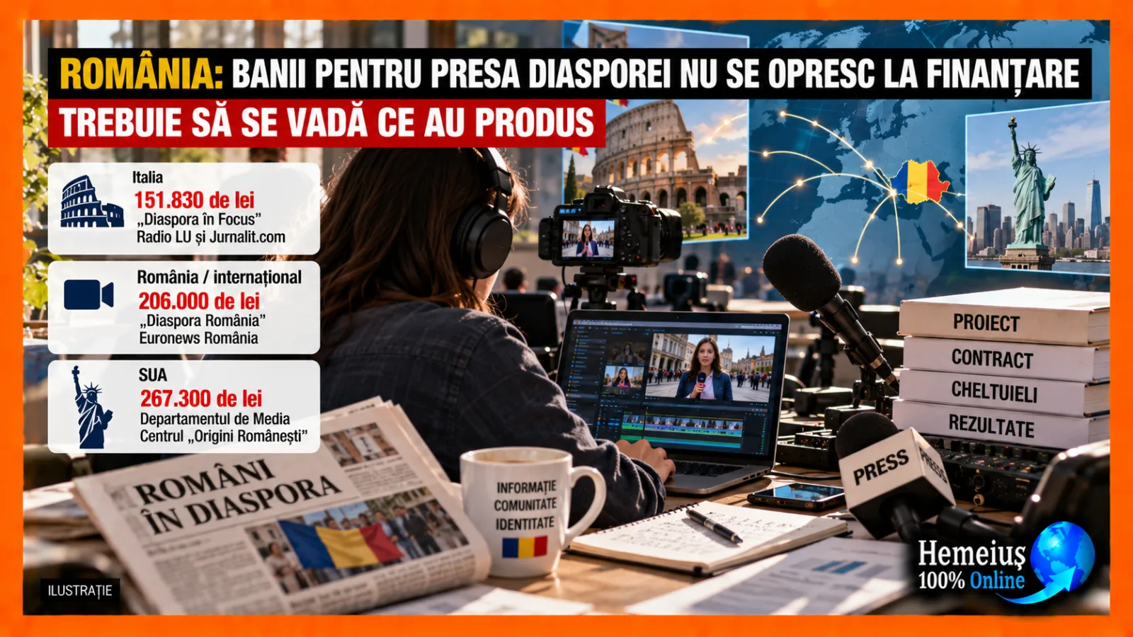 ROMÂNIA: BANII PENTRU PRESA DIASPOREI NU SE OPRESC LA FINANȚARE. TREBUIE SĂ SE VADĂ CE AU PRODUS