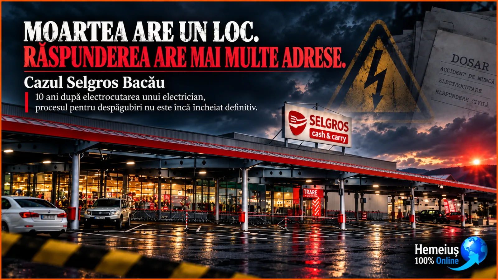 MOARTEA ARE UN LOC. RĂSPUNDEREA ARE MAI MULTE ADRESE. CAZUL SELGROS BACĂU ȘI CELE ZECE ANI ÎN CARE JUSTIȚIA ÎNCĂ MAI CAUTĂ RĂSPUNSURILE
