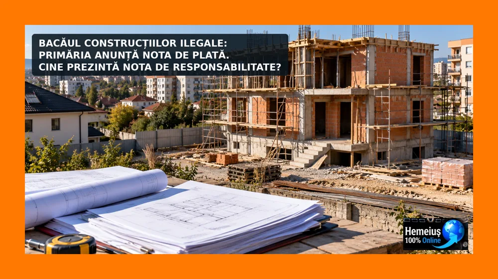 BACĂUL CONSTRUCȚIILOR FĂRĂ AUTORIZAȚIE: PRIMĂRIA ANUNȚĂ TAXE DE ZECE ORI MAI MARI ȘI DEMOLĂRI. DAR CINE RĂSPUNDE PENTRU CONTROLUL CARE TREBUIA FĂCUT ÎNAINTE?