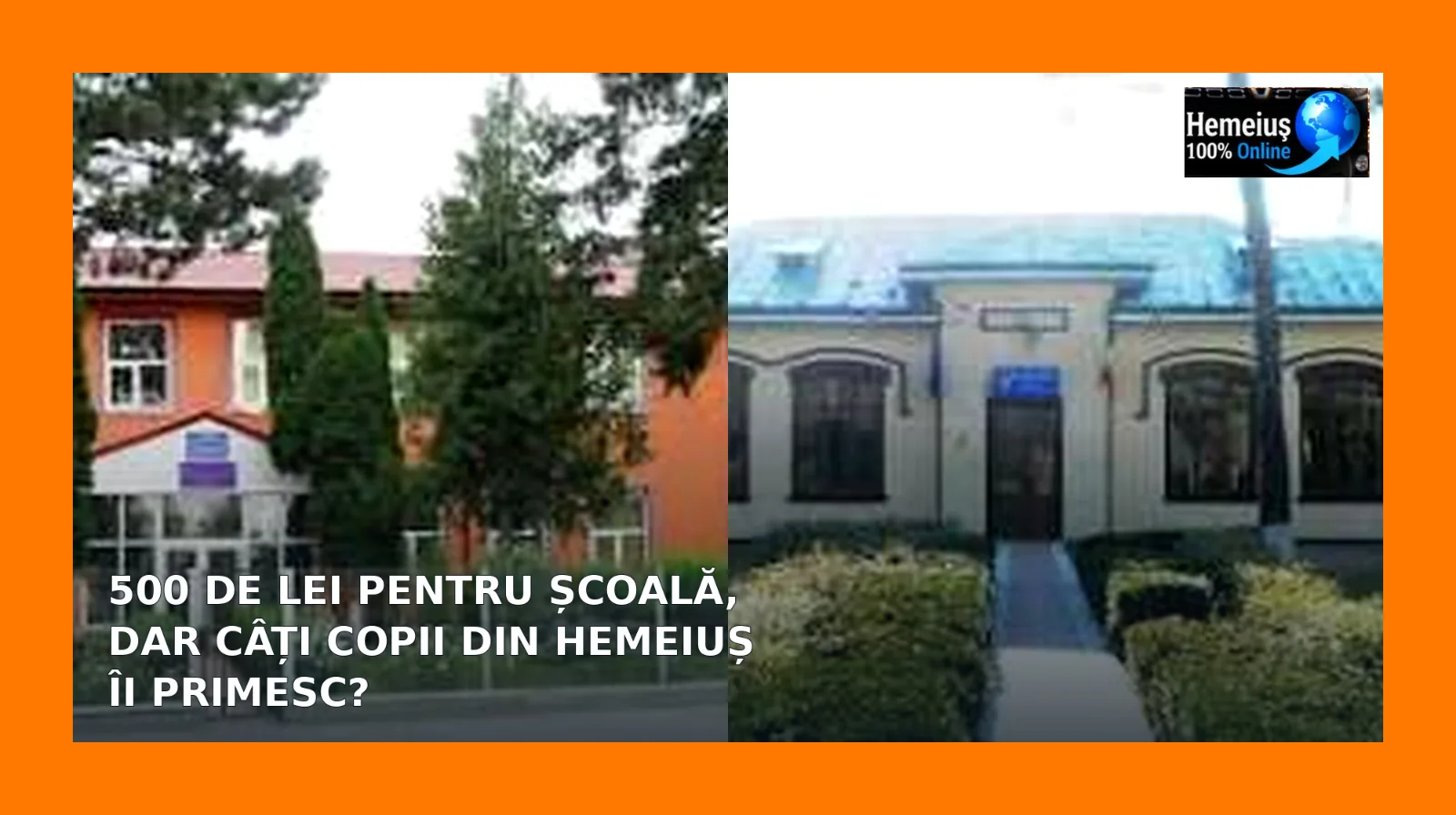 500 DE LEI PENTRU ȘCOALĂ, DAR CÂȚI COPII DIN HEMEIUȘ ÎI PRIMESC? UN PROIECT EUROPEAN RIDICĂ O ÎNTREBARE ESENȚIALĂ
