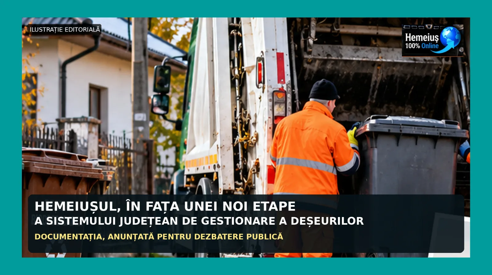 HEMEIUȘUL, ÎN FAȚA UNUI NOU PROIECT JUDEȚEAN PRIVIND DEȘEURILE. ÎN DEZBATERE PUBLICĂ SE AFLĂ ȘI PLANUL DE EVOLUȚIE A TAXEI DE SALUBRIZARE