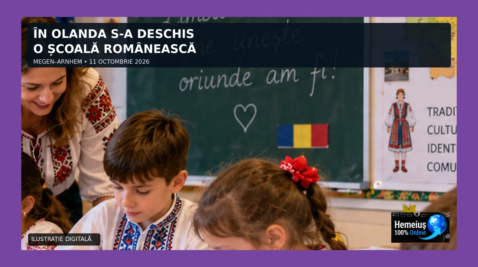 RODOR, ȘCOALA ROMÂNEASCĂ DIN OLANDA ÎN CARE COPIII ÎNVAȚĂ SĂ VORBEASCĂ LIMBA BUNICILOR. O POVESTE DESPRE VOLUNTARIAT, CREDINȚĂ ȘI IDENTITATE