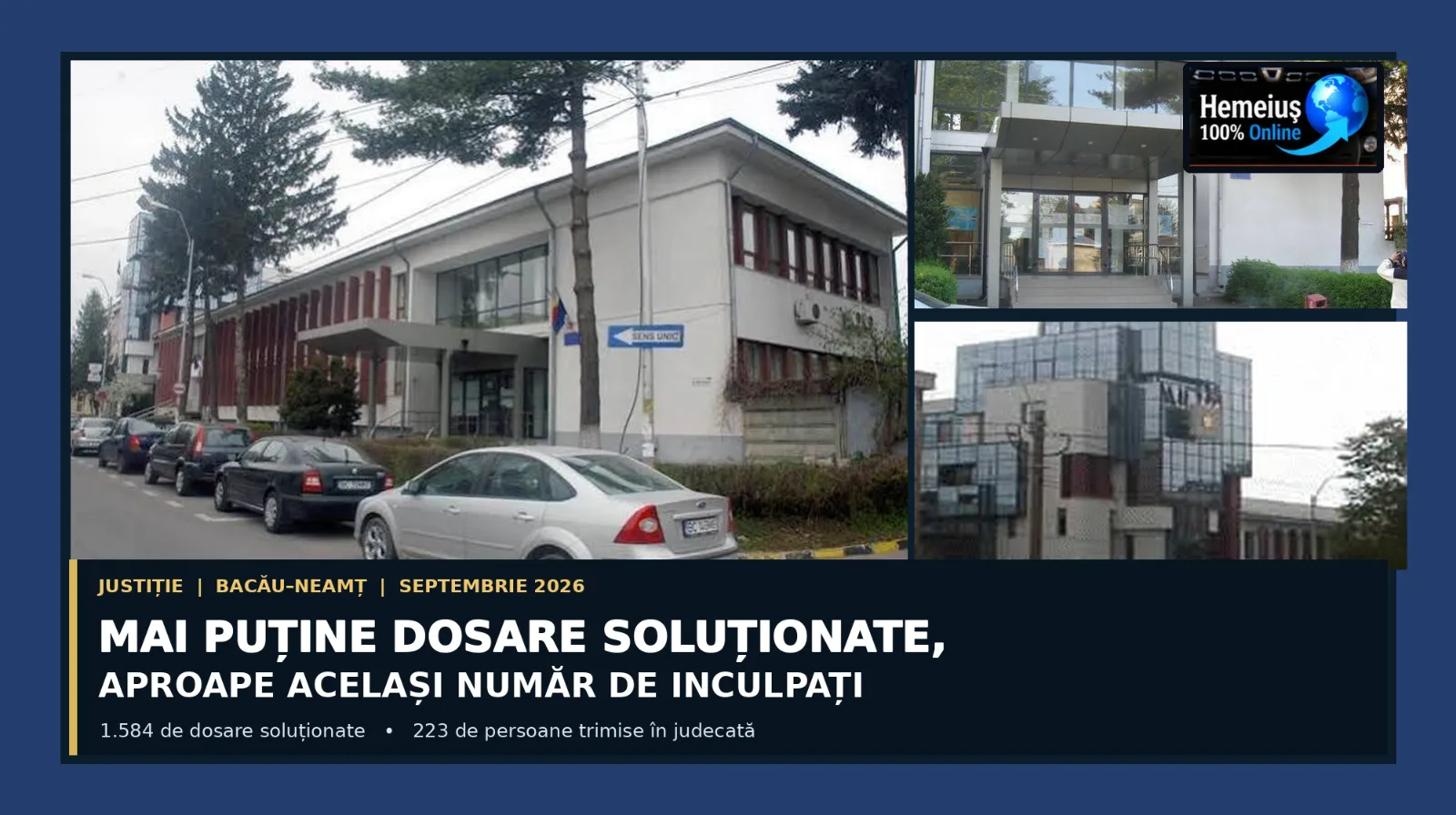 ANALIZĂ JURNALISTICĂ | BACĂU–NEAMȚ | JUSTIȚIA NUMĂRĂ DOSARELE, DAR NU ȘI RĂSPUNSURILE. CE RĂMÂNE INVIZIBIL ÎN BILANȚUL PARCHETELOR DIN BACĂU ȘI NEAMȚ