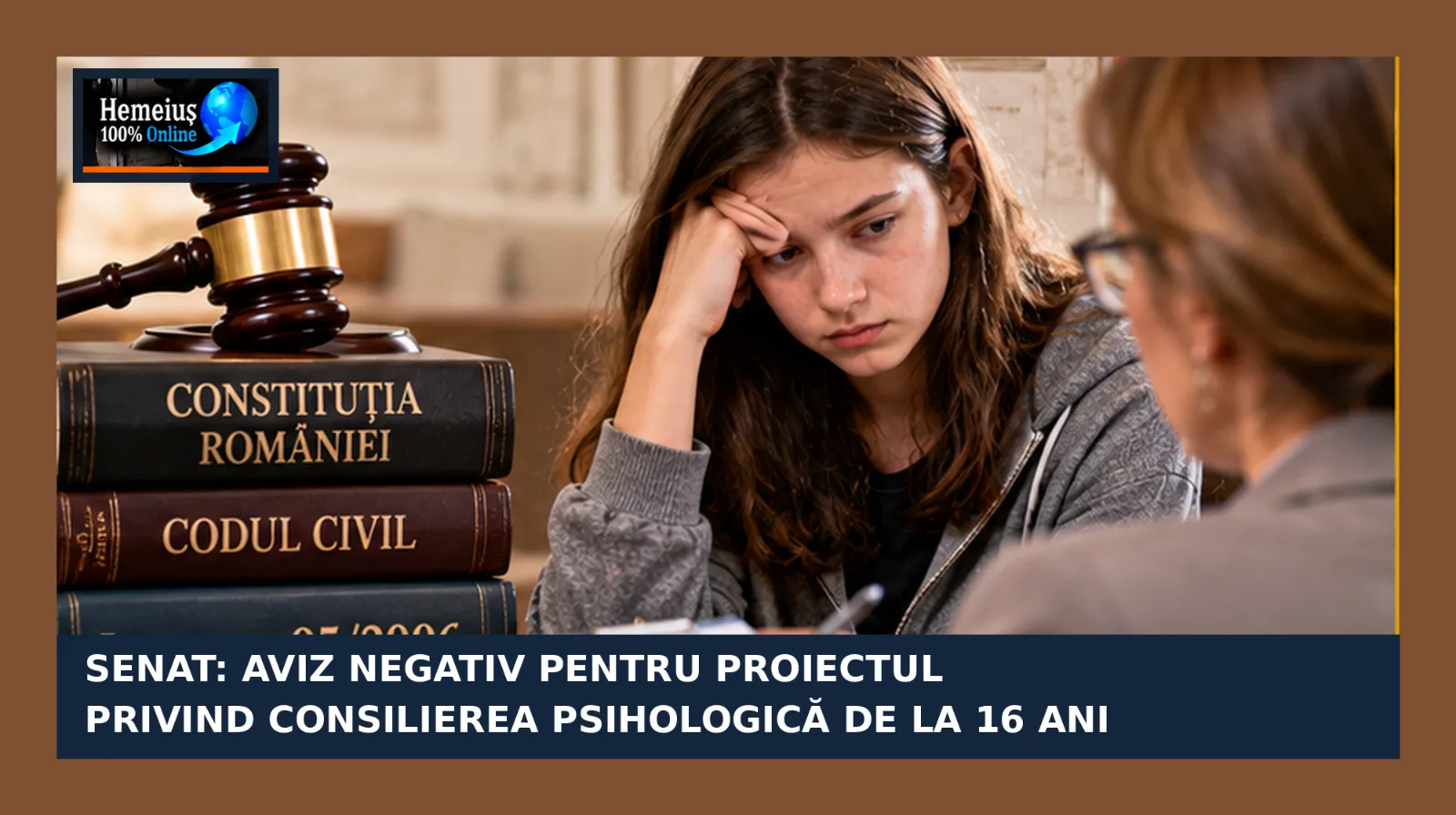 SENAT: AVIZ NEGATIV ANUNȚAT PENTRU PROIECTUL PRIVIND CONSILIEREA PSIHOLOGICĂ A ADOLESCENȚILOR DE LA 16 ANI, FĂRĂ ACORDUL PĂRINȚILOR