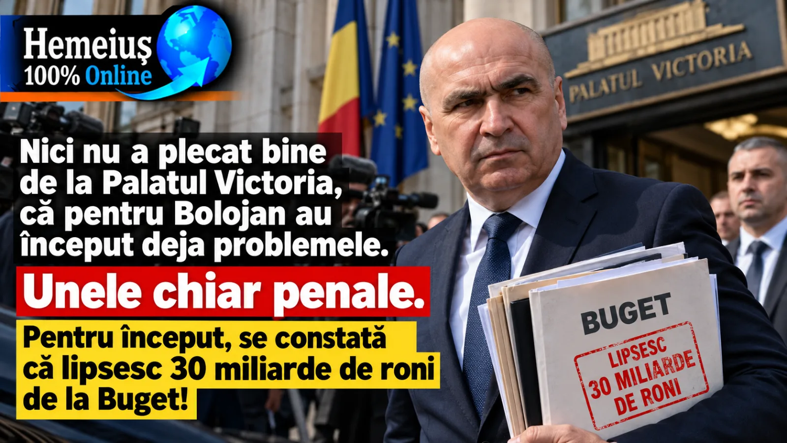 30 MILIARDE RONI LIPSĂ NEJUSTIFICATĂ DE LA BUGET!