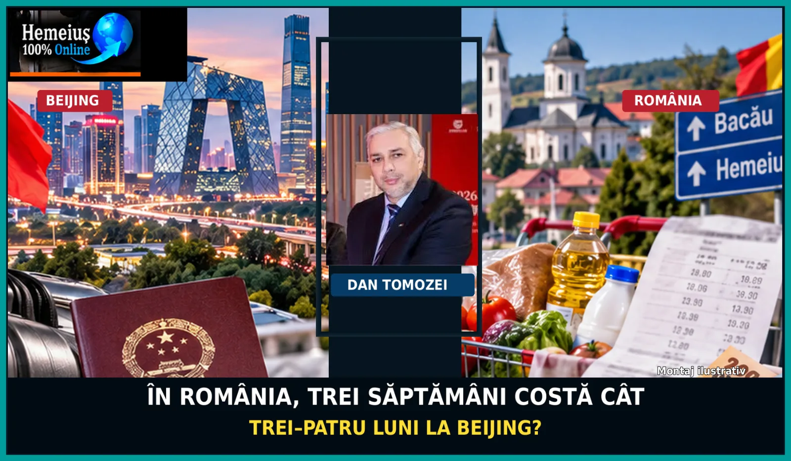 ROMÂNIA, MAI SCUMPĂ DECÂT ÎȘI IMAGINA UN ROMÂN STABILIT ÎN CHINA? SIBIANUL DAN TOMOZEI A CHELTUIT ÎN NICI TREI SĂPTĂMÂNI CÂT FAMILIA SA ÎN TREI–PATRU LUNI LA BEIJING! DAR CUM MAI TRĂIESC ROMÂNII DIN SALARIILE ȘI PENSIILE DE ACASĂ?
