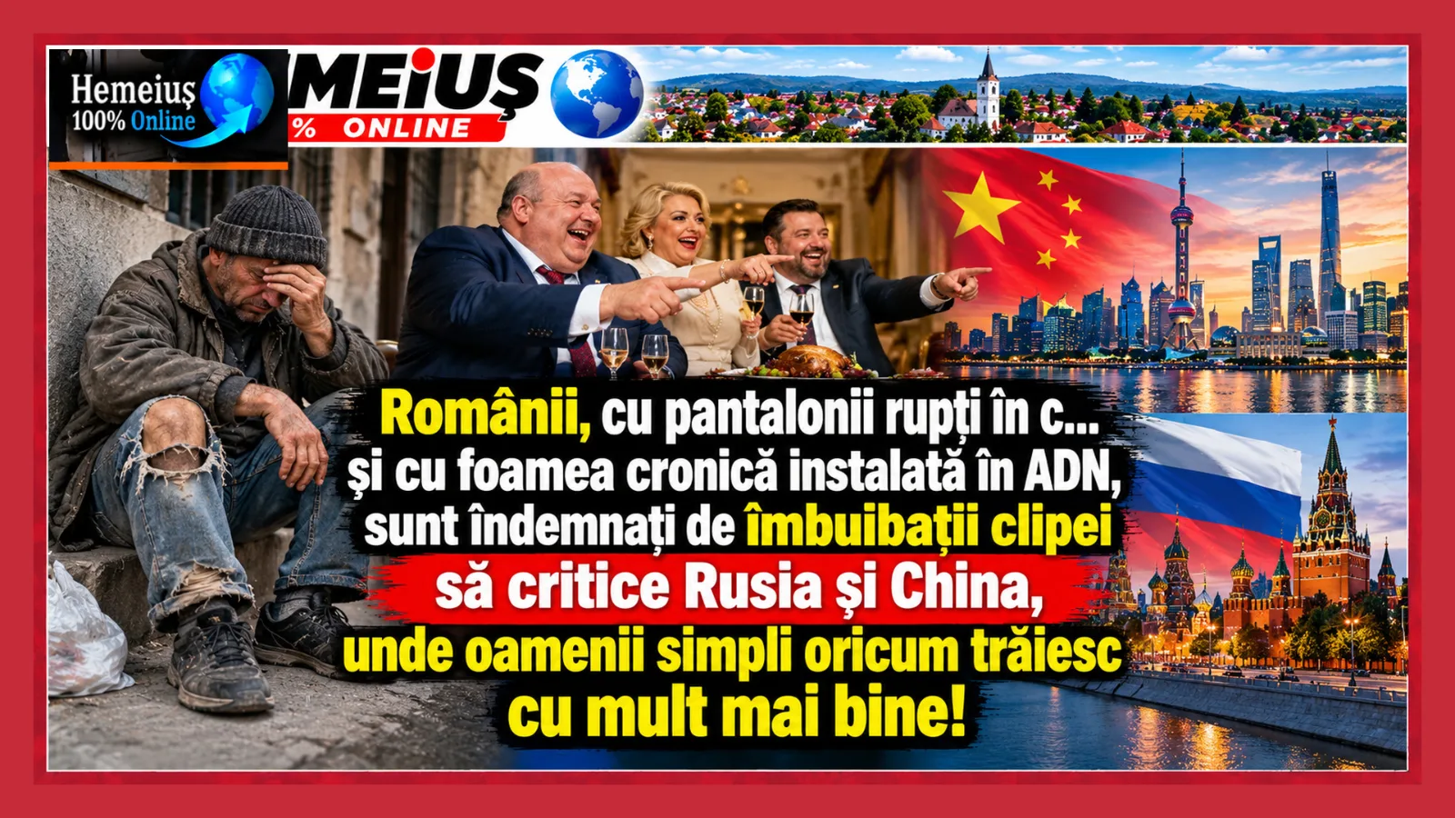 SĂRĂCIA SE ACOPERĂ CU „STEAGURI FALSE”