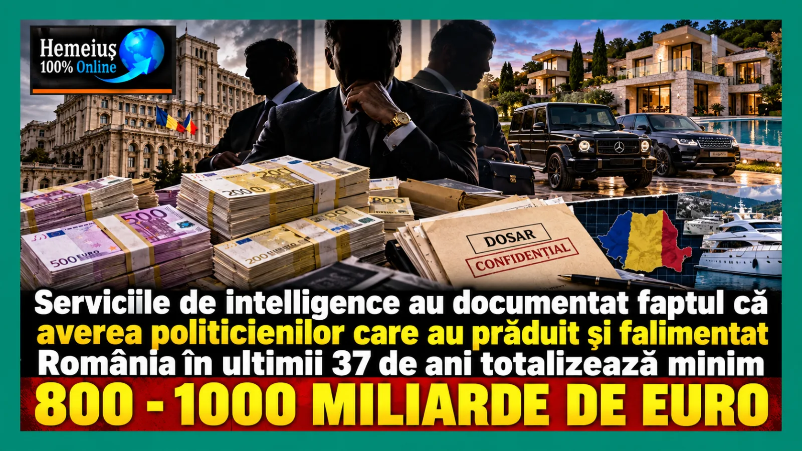 AVEREA POLITICIENILOR CARE AU FURAT 37 DE ANI ROMÂNIA