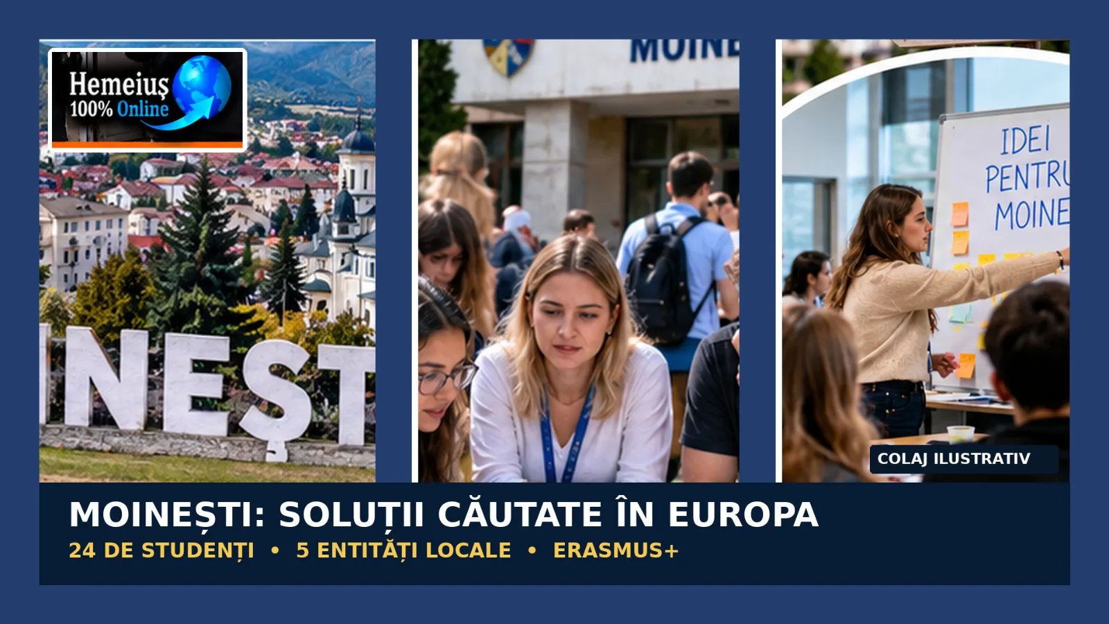 MOINEȘTI – BACĂU: CINCI ENTITĂȚI LOCALE, ANALIZATE DE STUDENȚI DIN UNIVERSITĂȚI EUROPENE! DUPĂ PROGRAMELE ERASMUS+ DIN 2025 ȘI 2026, UNDE SUNT SOLUȚIILE ȘI CE A RĂMAS CONCRET ÎN COMUNITATE?