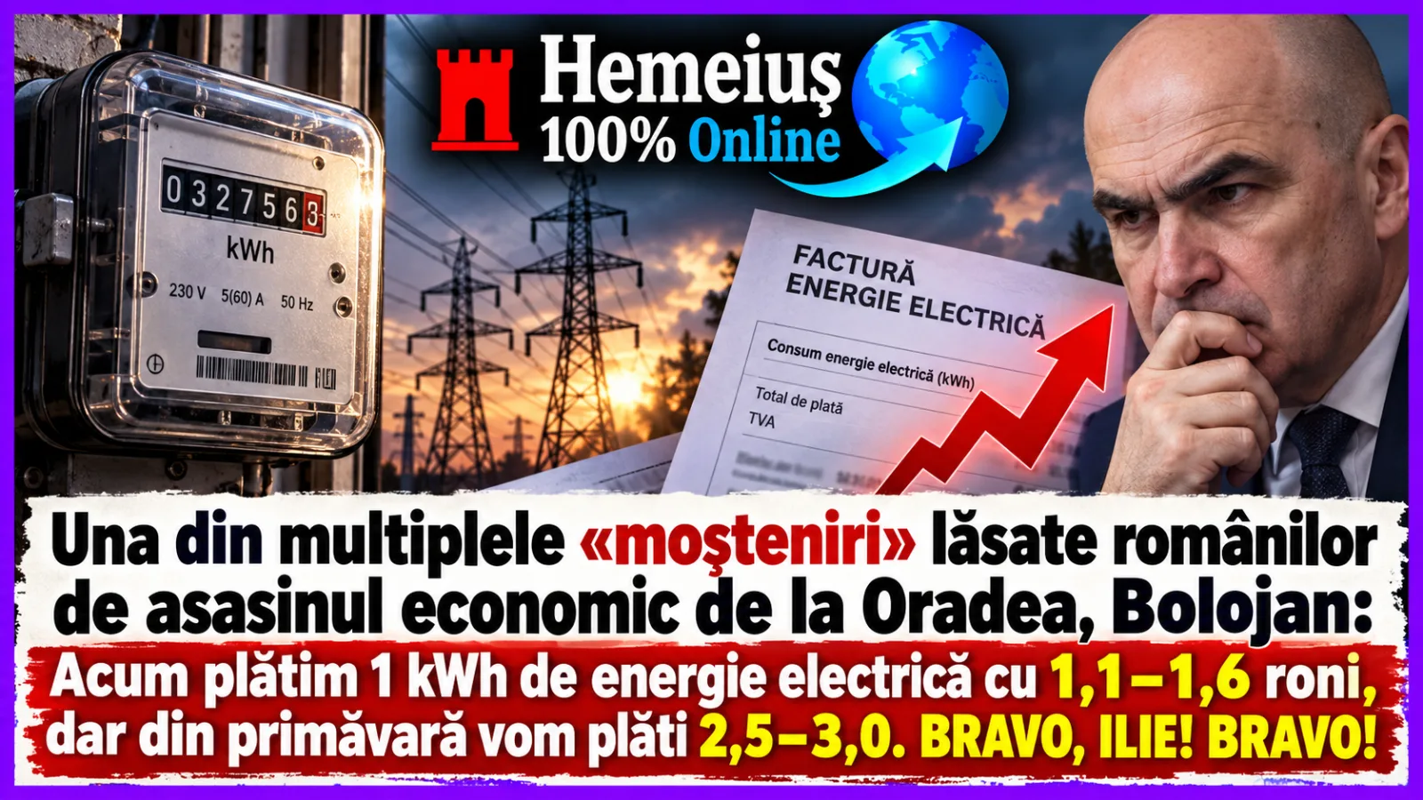 MOȘTENIREA "ELECTRICĂ" LĂSATĂ DE BOLOJAN