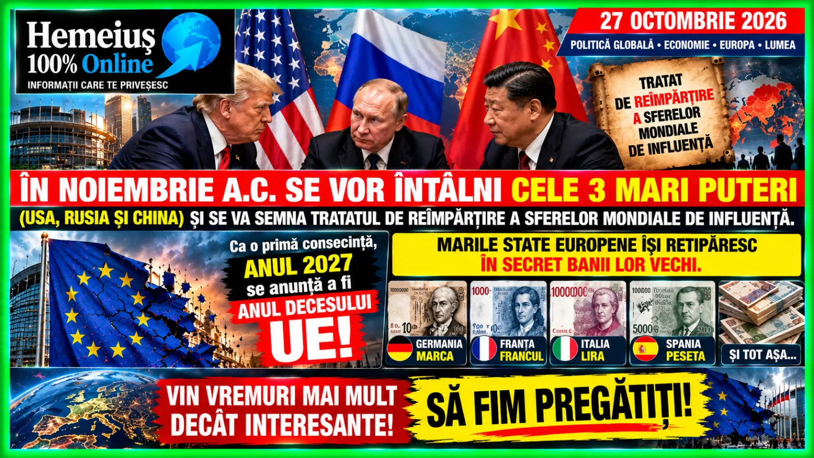Avertisment geopolitic - Europa în 2027