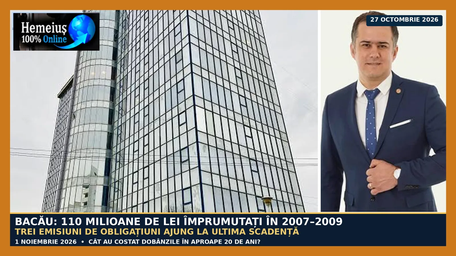 BACĂU: TREI ÎMPRUMUTURI AU SUPRAVIEȚUIT APROAPE 20 DE ANI ADMINISTRAȚIILOR ORAȘULUI! ACUM AJUNG LA ULTIMA RATĂ. CÂT AU COSTAT, DE FAPT, CELE 110 MILIOANE DE LEI?